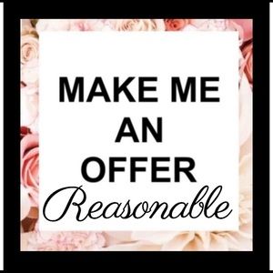 Make a reasonable offer on anything